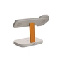Зарядний пристрій Canyon wireless charger HEXAGON WCS-310 3in1 LightGrey/Orange (CNS-WCS310LGOR) - зменшене зображення 2