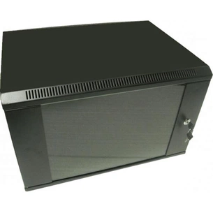 Шафа настінна Hypernet 18U 19" 600x600 (WMNC66-18U-FLAT-BLACK) зображення 1