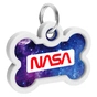 Адресник для тварин WAUDOG Smart ID з QR паспортом "NASA21", кістка 40х28 мм (0640-0148) - уменьшенное изображение 4