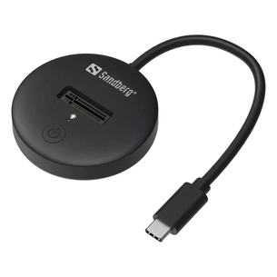 Док-станція для накопичувачів Sandberg USB3.2 Type-C toSSD M.2 NVMe M Key (136-47) зображення 1