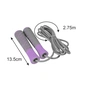 Скакалка PowerPlay 4206 Cіро-фіолетова (PP_4206_Grey/Violet) - уменьшенное изображение 5