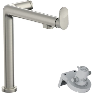 Змішувач Hansgrohe Aqittura M91 , під сталь (76804800) зображення 1