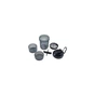 Шейкер спортивний SmartShake Original2GO 600ml Dark Gray (10561401) - зменшене зображення 8