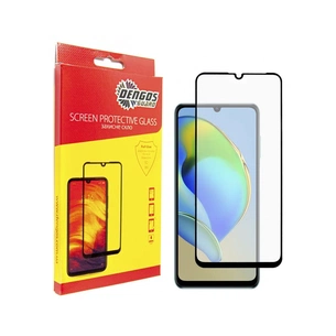 Скло захисне Dengos Full Glue ZTE Blade V40 Vita (black) (TGFG-285) зображення 1