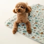 Пелюшки для собак MISOKO&CO Багаторазова з бджолами 40х50 см 1 шт блакитна (HAINMSK70029) - уменьшенное изображение 6