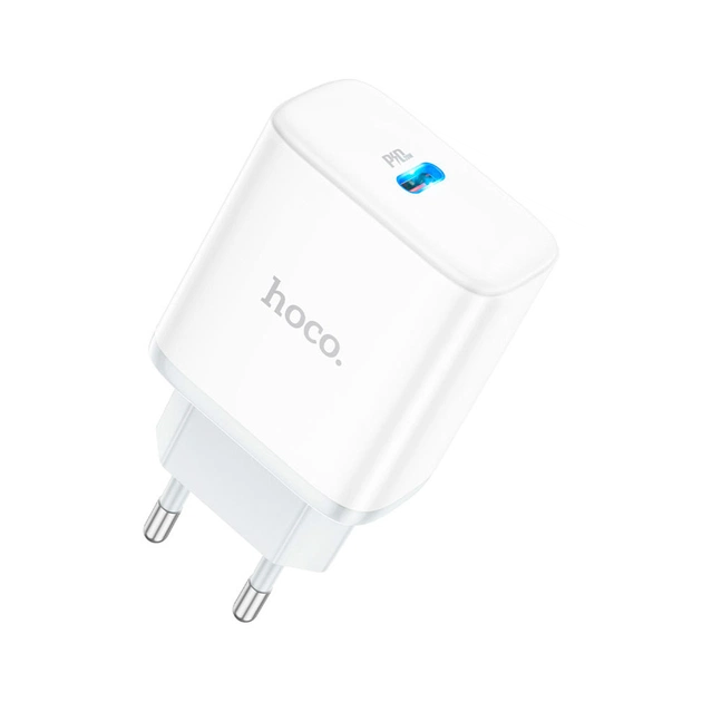 Зарядное устройство HOCO C104A Stage USB-C PD20W White (6931474782892) - изображение 1