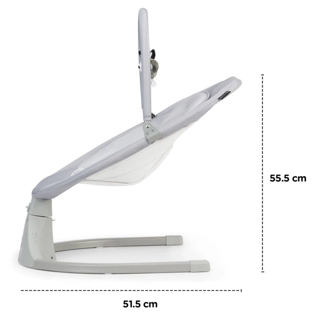 Крісло-гойдалка Kinderkraft Luli Gray (5902533915668) - picture 7