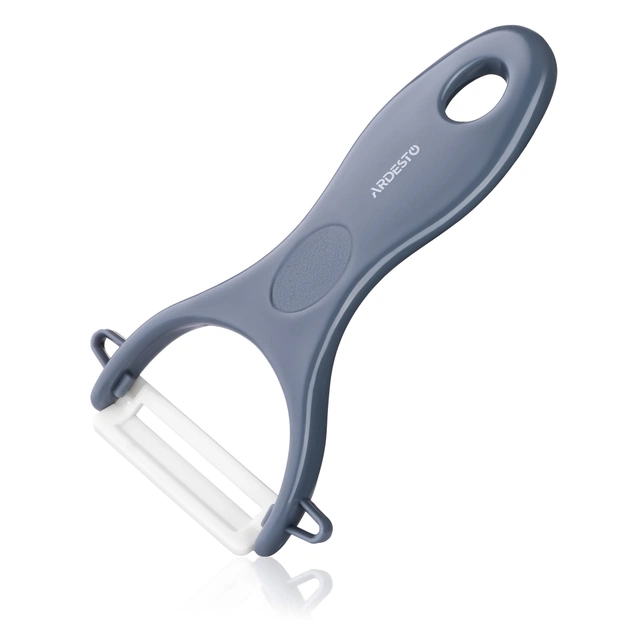 Овощечистка Ardesto Fresh, кераміка, пластик, сірий (AR8340G) - изображение 3