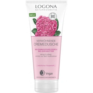 Гель для душу Logona Троянда та Ши зволожувальний 200 мл (4017645042827) зображення 1