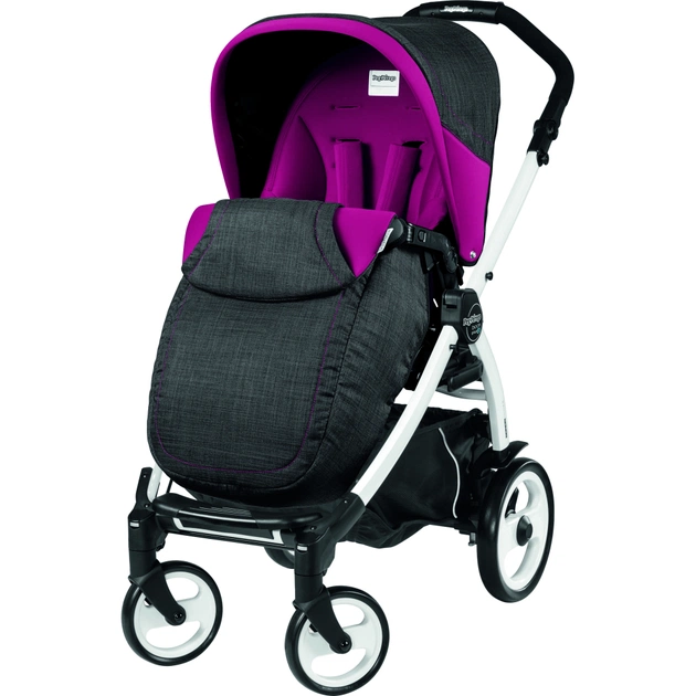 Коляска Peg-Perego Book Plus 51, малинова з чорним (PACK05-00000000002) - зображення 1
