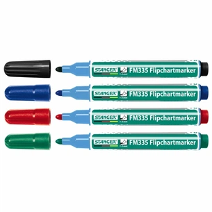 Набір маркерів Stanger набір з 4-х для фліпчартів 1-3 мм (713004) зображення 1