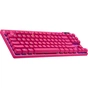 Клавіатура Logitech G PRO X TKL Lightspeed Tactile USB UA Magenta (920-012159) - зменшене зображення 2