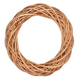 Різдвяний вінок YES! Fun ротанговий золотий, 30 см (974233) picture 1