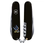 Ніж Victorinox Huntsman Ukraine 91 мм Чорний Тризуб-Ластівка + Слава Україні (1.3713.3_T1220u) - зменшене зображення 2
