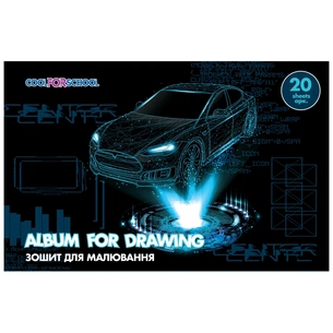 Альбом для малювання Cool For School на пружині, 20 аркушів (CF60903-11) зображення 1