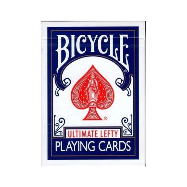 Гральні карти Bicycle Ultimate Lefty (+7 Effects) (red, blue) (ВР_КИБАЛ) - зображення 1