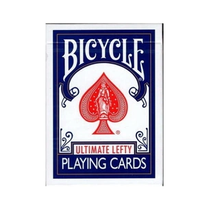 Гральні карти Bicycle Ultimate Lefty (+7 Effects) (red, blue) (ВР_КИБАЛ) зображення 1