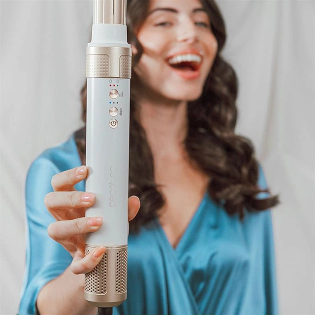 Стайлер Cecotec Bamba CeramicCare 12in1 AirGlam Champagne (CCTC-00249) - picture 9