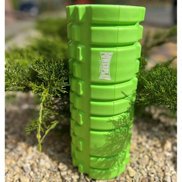 Масажний ролик PowerPlay 4025 Massage Roller 33x14см Зелений (PP_4025_Green) - picture 7