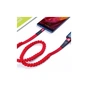 Дата кабель USB 2.0 AM to Micro 5P 1.2m 2.1A spring red XO (NB127-M-RD) - зменшене зображення 2