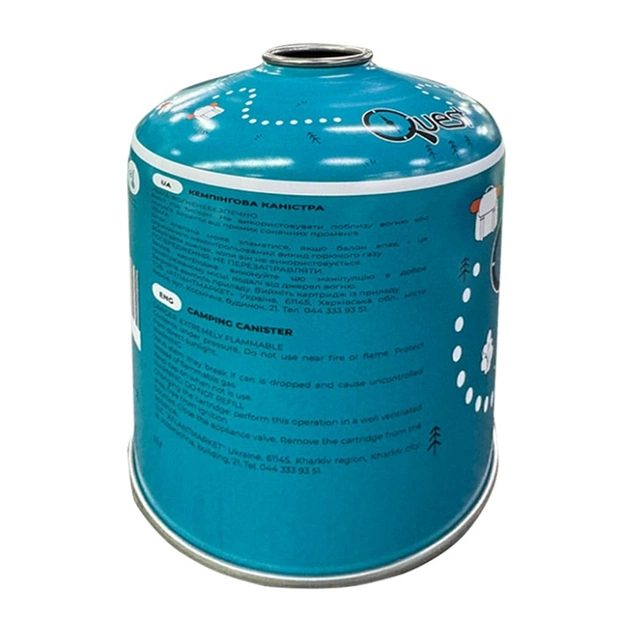 Газовий балон Quest 450 г різьбове з'єднання (набір 12 шт) (Q-G450_12) - picture 3