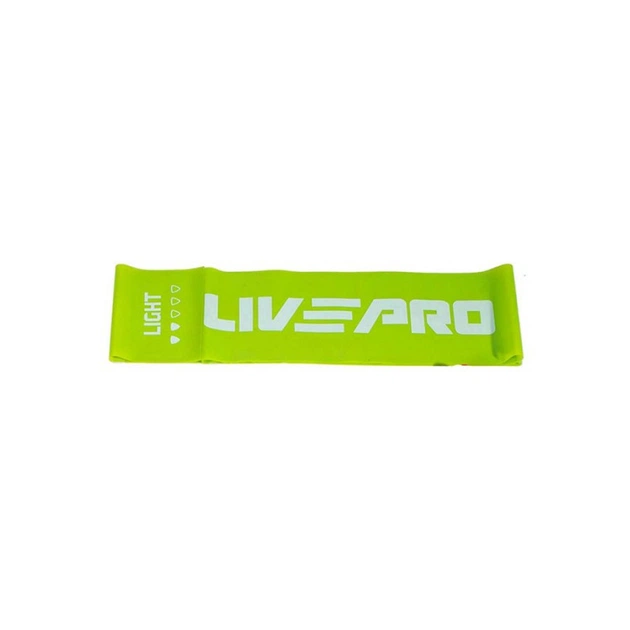 Еспандер LivePro Fitness Band Light LP8415-L зелений Уні 200х15см (4,5кг) (6951376153668) - picture 1