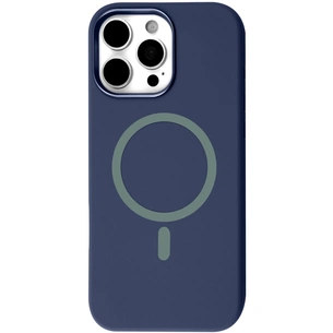 Чехол для мобильного телефона BeCover FIBRA Silicone OmniMag Apple iPhone 16 Pro Max Deep Blue (716235) изображение 1