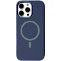 Чохол до мобільного телефона BeCover FIBRA Silicone OmniMag Apple iPhone 16 Pro Max Deep Blue (716235) - зменшене зображення 1