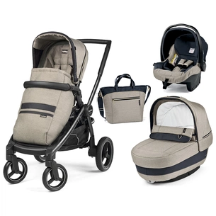 Коляска Peg-Perego 3 в 1 Team Luxe Beige (PACK03-00000000001) зображення 1