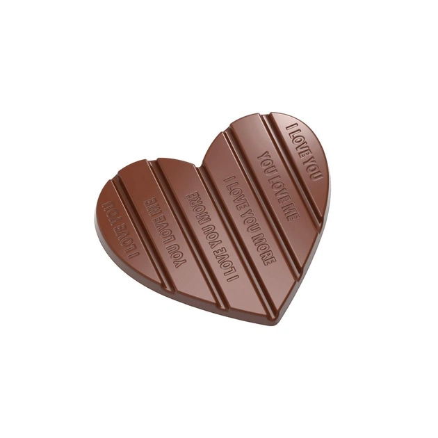 Форма для шоколаду Chocolate World серія "Valentine" Плитка серце 100 г (12044 CW) - picture 2