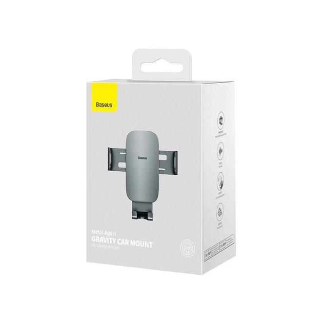 Універсальний автотримач Baseus Metal Age II Gravity Car Moun (SUJS000013) - picture 7
