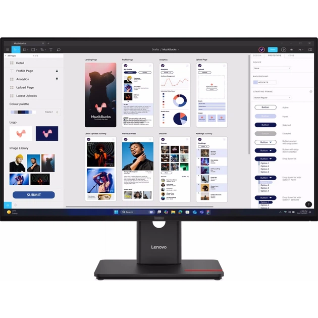Монітор Lenovo T32UD-40 (64B0GAT1UA) - зображення 1