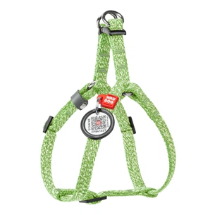 Шлея для котів WAUDOG Re-cotton з QR паспортом XS Ш 10 мм В=С: 28-40 см салатова (16705) зображення 1