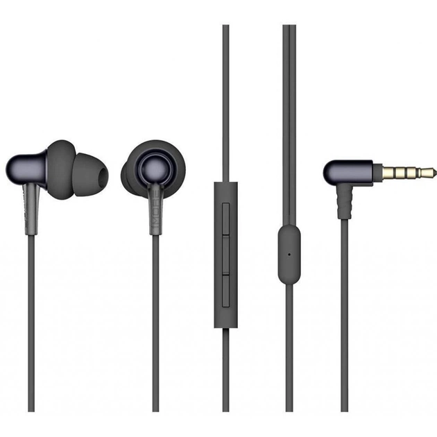 Навушники 1MORE E1025 Stylish Dual-dynamic Driver Black (E1025-BLACK) - зображення 1