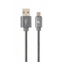 Дата кабель USB 2.0 AM to Micro 5P 1.0m Cablexpert (CC-USB2S-AMmBM-1M-BG) - зменшене зображення 1