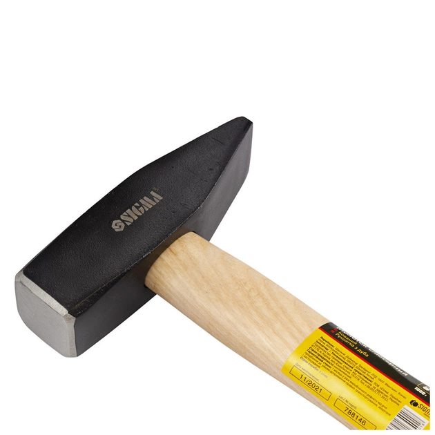 Молоток Sigma 1000г слюсарна дерев'яна ручка (дуб) (4316401) - picture 5