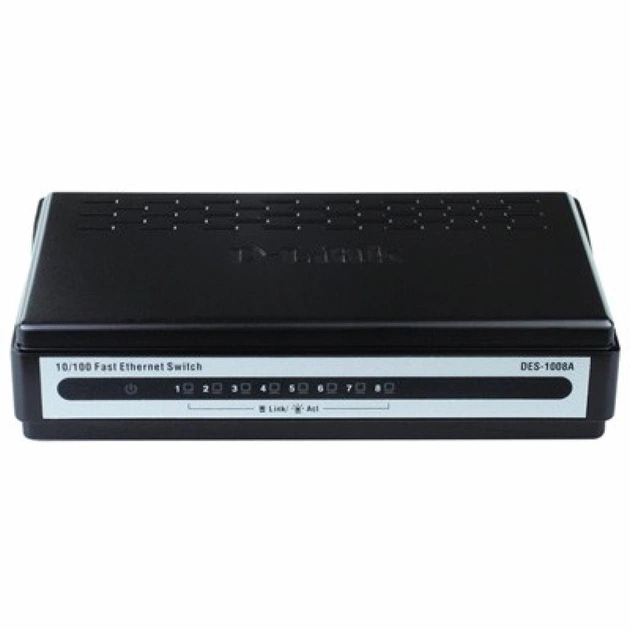 Комутатор мережевий D-Link DGS-1008A/B1 (DGS-1008A) - изображение 1