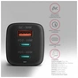 Зарядний пристрій AXAGON 1xUSB + 2xUSB-C 65W QC4+ PD3.0 PPS black (ACU-DPQ65) - зменшене зображення 5