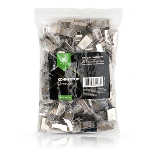 Конектор Vinga RJ-45 FTP 100 шт. (VCPCON8P8CFTP) picture 1