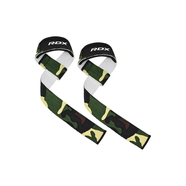 Кистьові лямки RDX W1 Gym Single Strap Camo Green Plus (WAN-W1CGN+) - picture 2