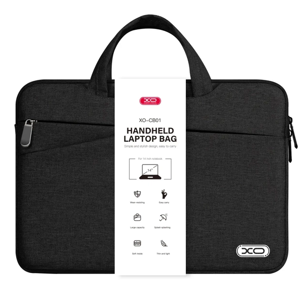 Сумка для ноутбука XO 14" CB01 black (CB01-14.black) - изображение 1
