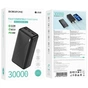 Батарея універсальна BOROFONE 30000mAh BJ56B Graceful 22.5W+PD20W Black (6941991116445) - зменшене зображення 7