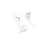 Сетевой фильтр питания HOCO AC9A 1 роз, 2 USB,USB-C, 30W, 1,5м, White (AC9AW) - уменьшенное изображение 3