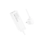 Сетевой фильтр питания HOCO AC9A 1 роз, 2 USB,USB-C, 30W, 1,5м, White (AC9AW) - уменьшенное изображение 3