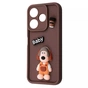 Чохол-накладка Pretty Things Case для Xiaomi Redmi 13 4G/Poco M6 4G/Note 13R Brown/Baby - зменшене зображення 1