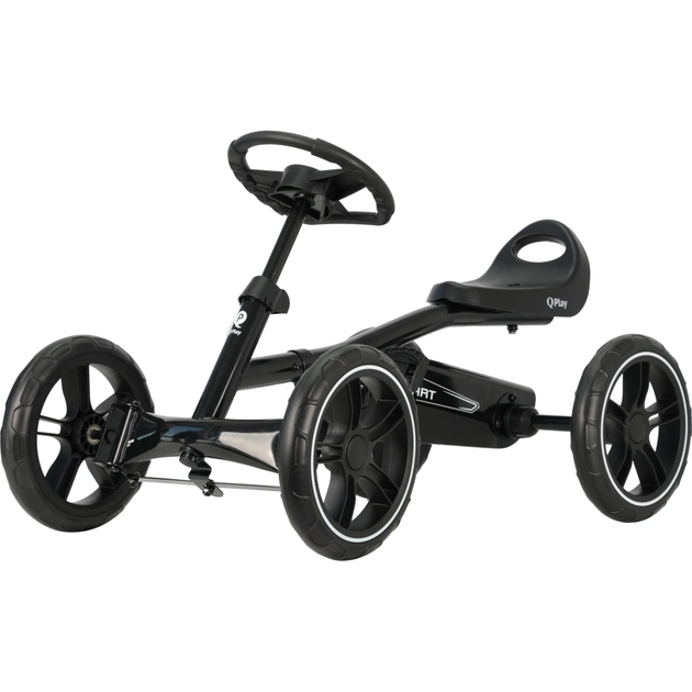 Веломобіль QPlay велокарт дитячий Go Kart Black (GK-01GoKartBlack) - зображення 1
