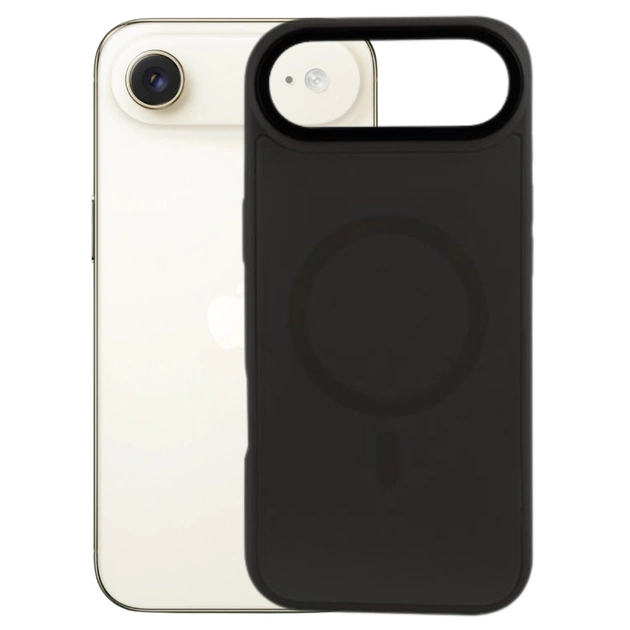 Чохол до мобільного телефона BeCover FIBRA ArcLine MagSafe Apple iPhone 17 Air Black (715375) - зображення 1