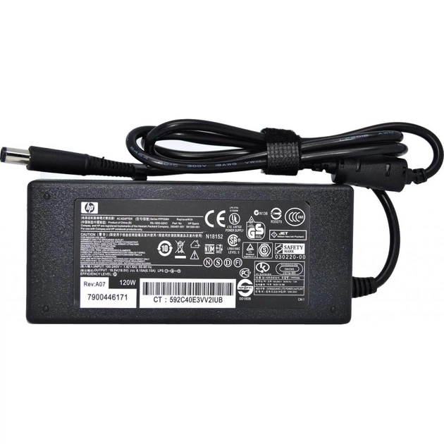 Блок живлення до ноутбуку Drobak HP 120W 19.5V 6.15A разъем 7.4*5.0 (140965) - изображение 1