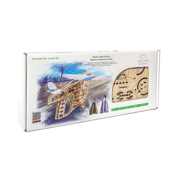 Конструктор Ugears Запускач Літаків (70075) - picture 11