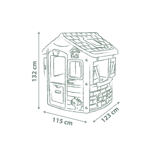 Игровой домик Smoby Life "Нео" лісника зі ставнями (7600810504) - изображение 4